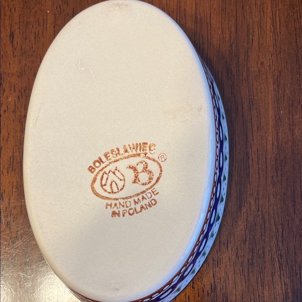 Boleslawiec Polish Pottery Oval Dish